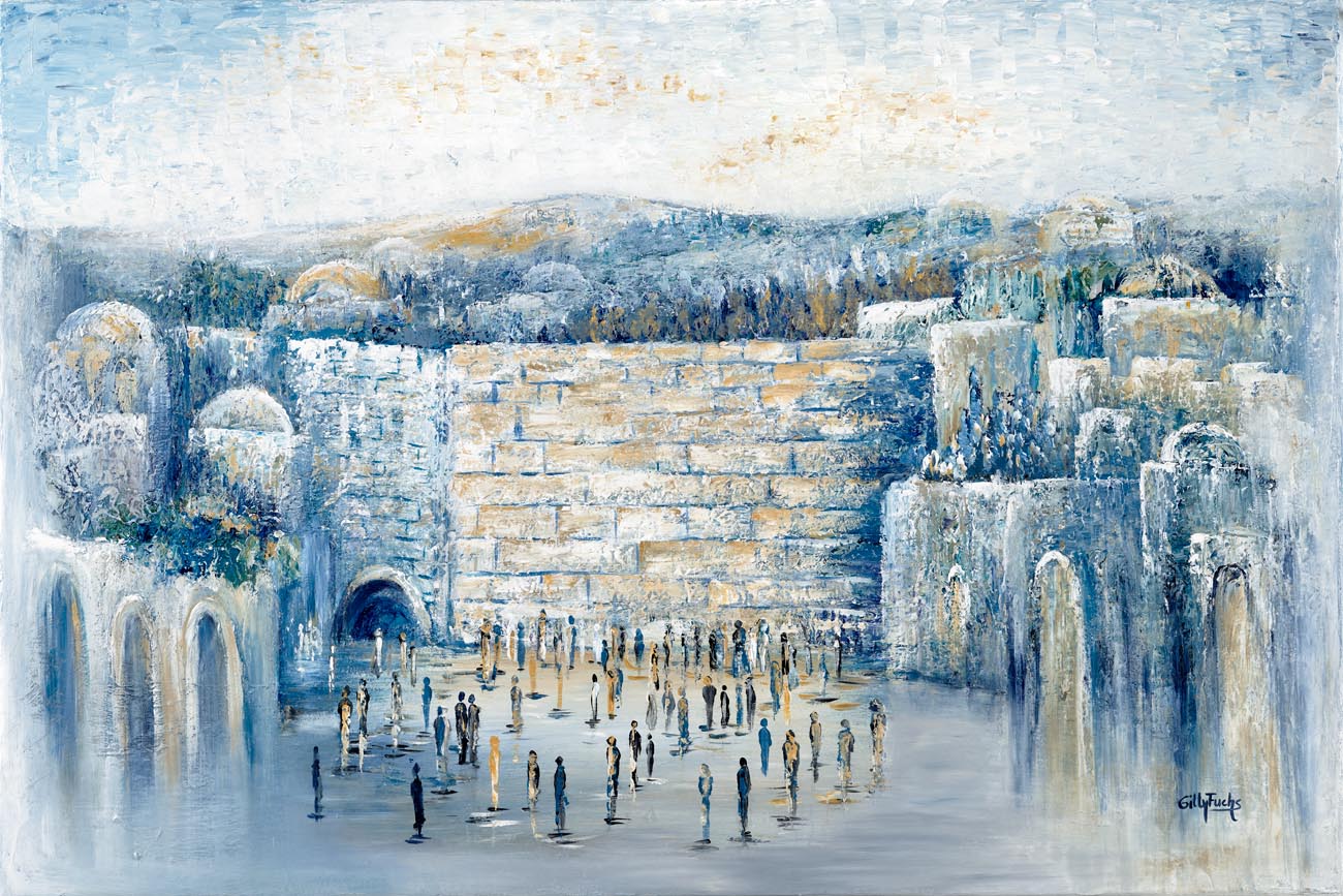 Western_Wall_Old_City_Jerusalem_Painting_GittyFuchs.com (1)